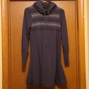 Prana gray hoodie dress